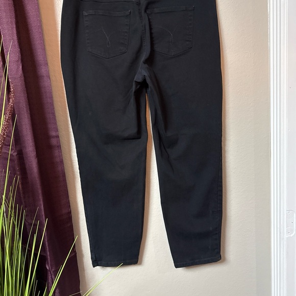 B2/1 Just my size classic stretch black denim jeans size 16W short - Picture 7 of 9